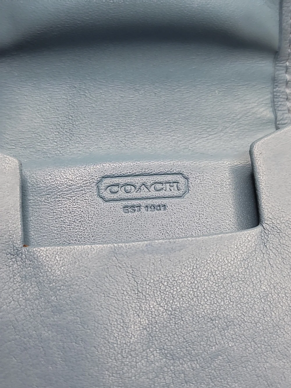 Coach light blue